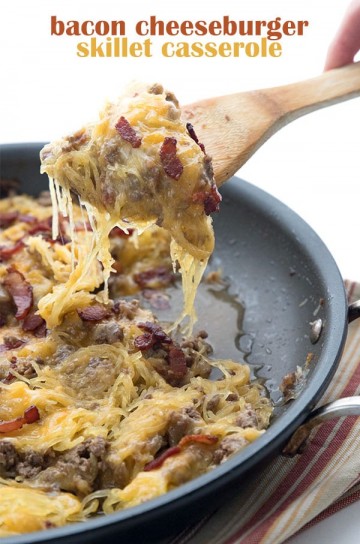 Cheeseburger Spaghetti Squash Casserole Easy Keto Dinner All Day I Dream About Food