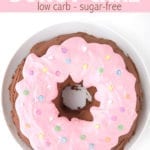 Giant Keto Donut Cake