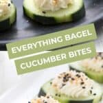 Pinterest collage for Cucumber Bites