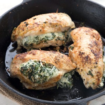 Keto Spinach Stuffed Chicken Breast - All Day I Dream About Food