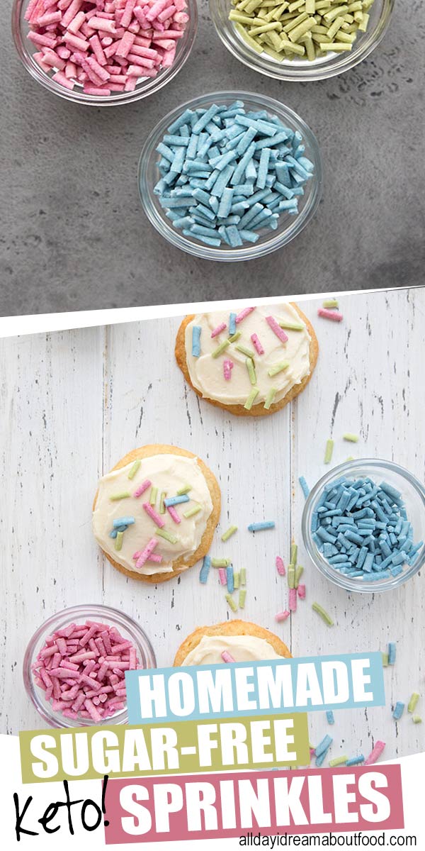 Lowcarb-nocarb - Learn How to Make Keto Sugar-Free Sprinkles using only 2  ingredients with just a few easy steps. Make Rainbow, Zero Carb, Eye  Catching for kids, healthy treats for decorating your