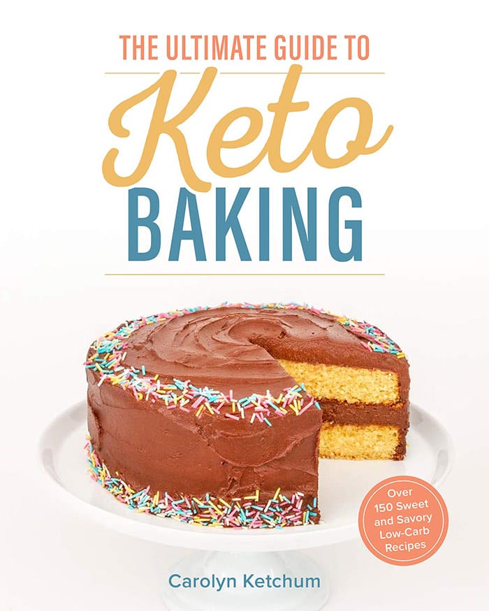 Book cover for the Ultimate Guide To Keto Baking
