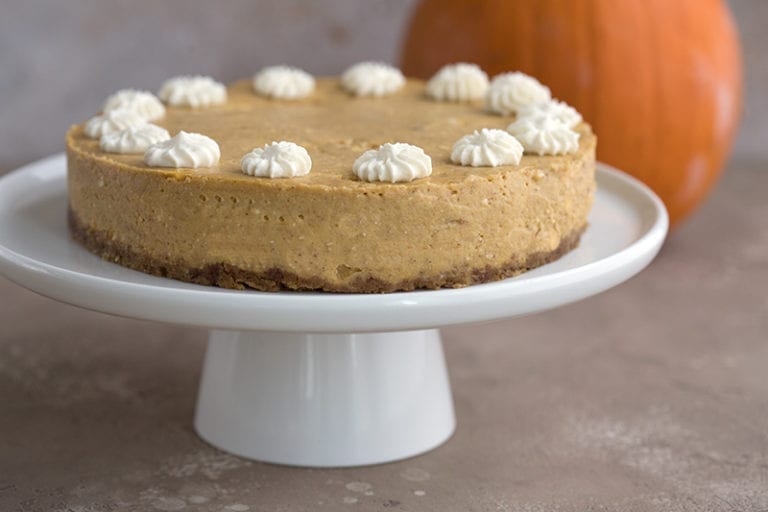 Instant Pot Pumpkin Cheesecake - Keto Recipe - All Day I Dream About Food