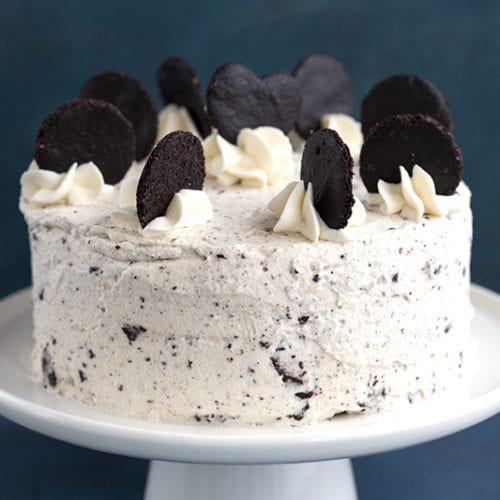 Keto Cookies And Cream Cake - All Day I Dream About Food
