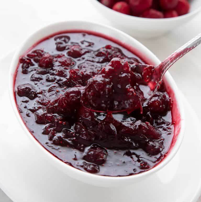 Sugar Free Cranberry Sauce - All Day I Dream About Food