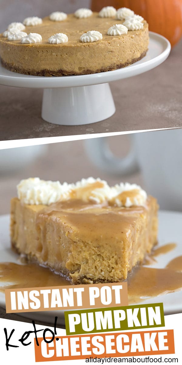 Instant Pot Pumpkin Cheesecake ⋆ Sugar, Spice and Glitter