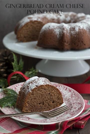 Gingerbread Cream Cheese Pound Cake - Keto Recipe - All Day I Dream ...