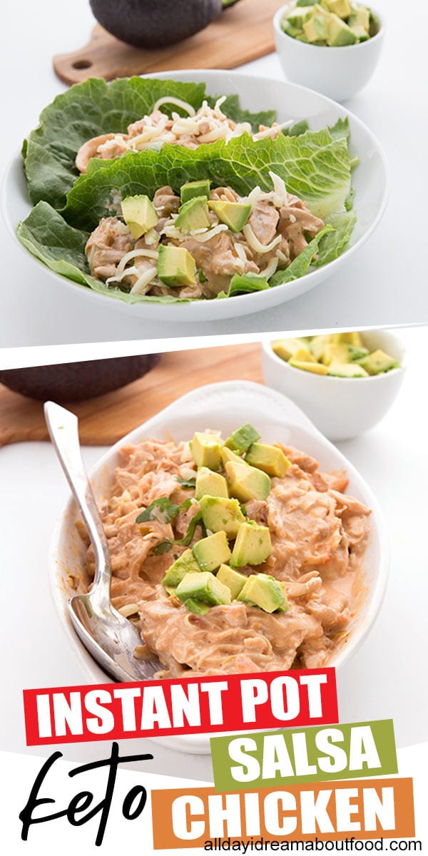 Instant Pot Salsa Chicken - Keto Recipe - All Day I Dream About Food