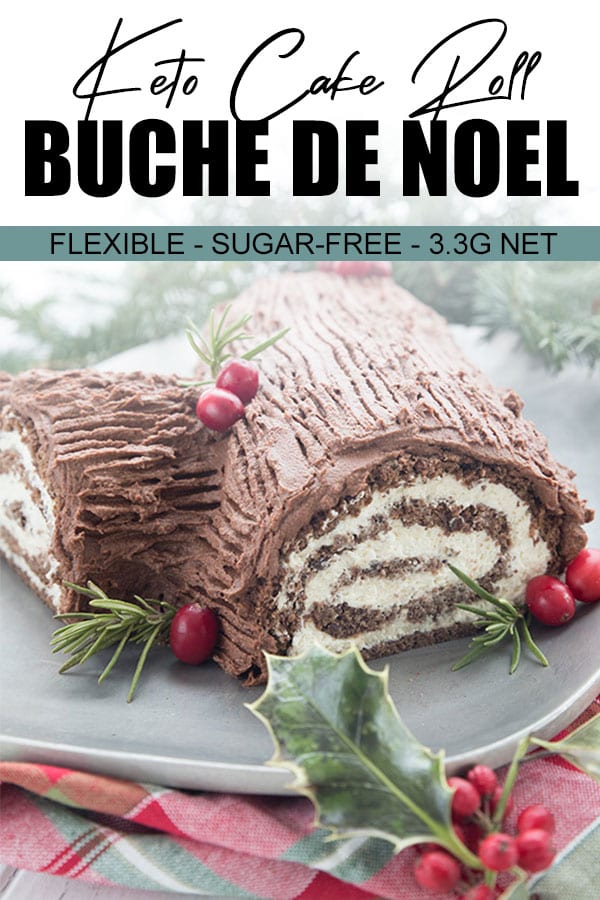 Recipe: Keto Buche de Noel - Yule Log Cake I KETO-MOJO
