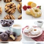 Pinterest collage for the best keto donut recipes