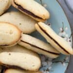 Titled image for Keto Mint Milano Cookies.