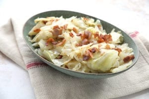 Keto Fried Cabbage - Instant Pot Recipe - All Day I Dream About Food