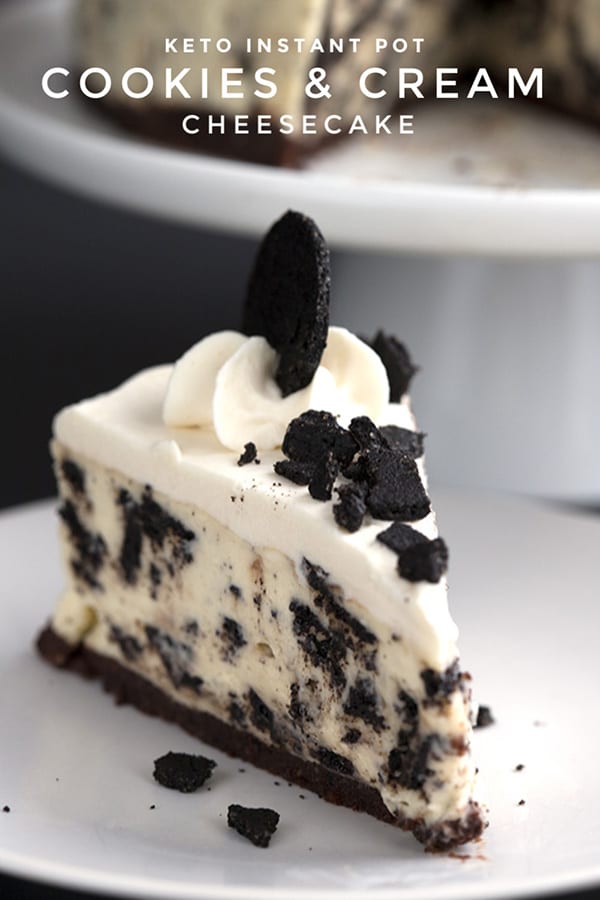 Keto Cookies And Cream Cheesecake All Day I Dream About Food