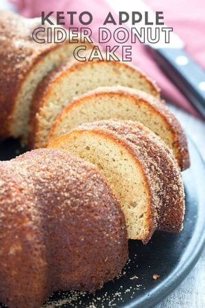 Keto Apple Cider Donut Cake - All Day I Dream About Food