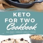 Pinterest collage for Keto For Two Cookbook