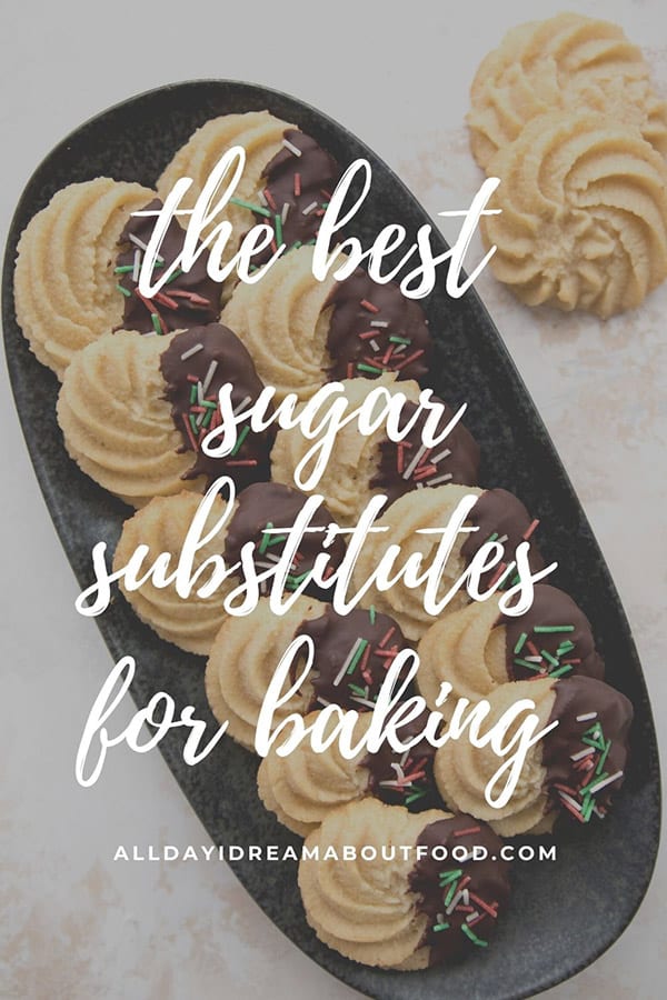 Title image; the best sugar substitutes for baking