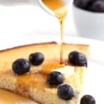 Titled Pinterest image for Easy Keto Baked Pancake.