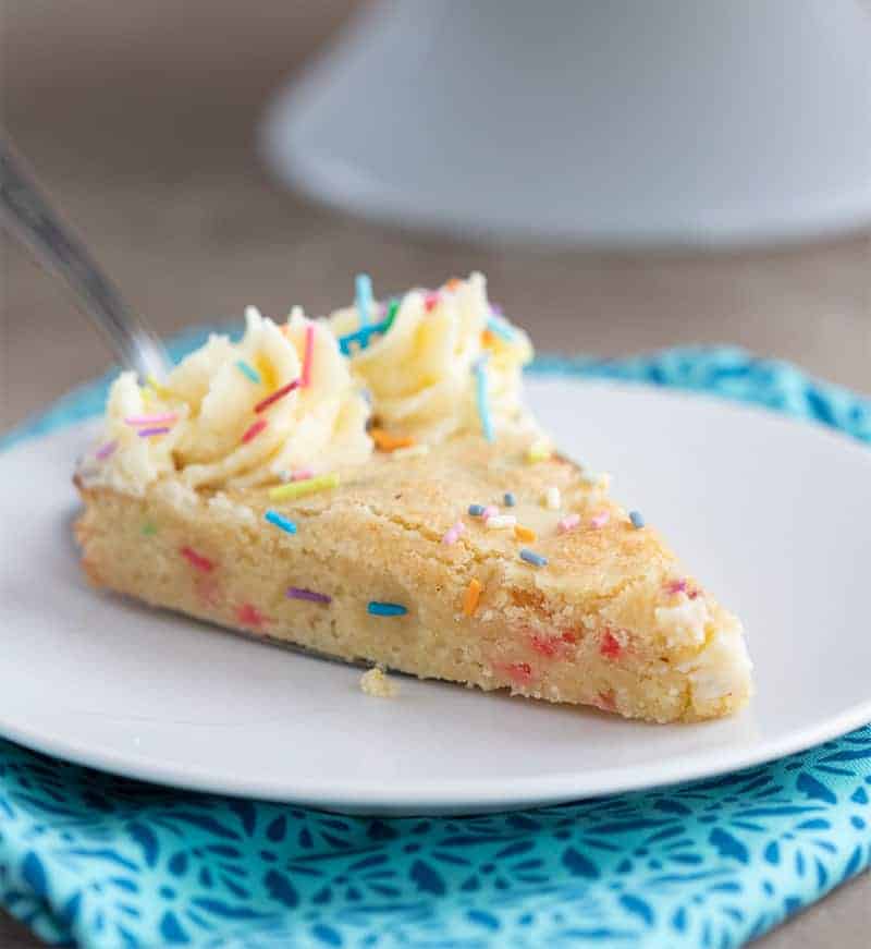 Keto Sugar Cookie Cake