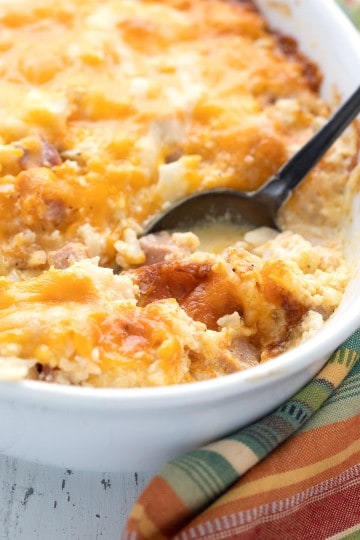 Keto Ham and Cauliflower Casserole - All Day I Dream About Food