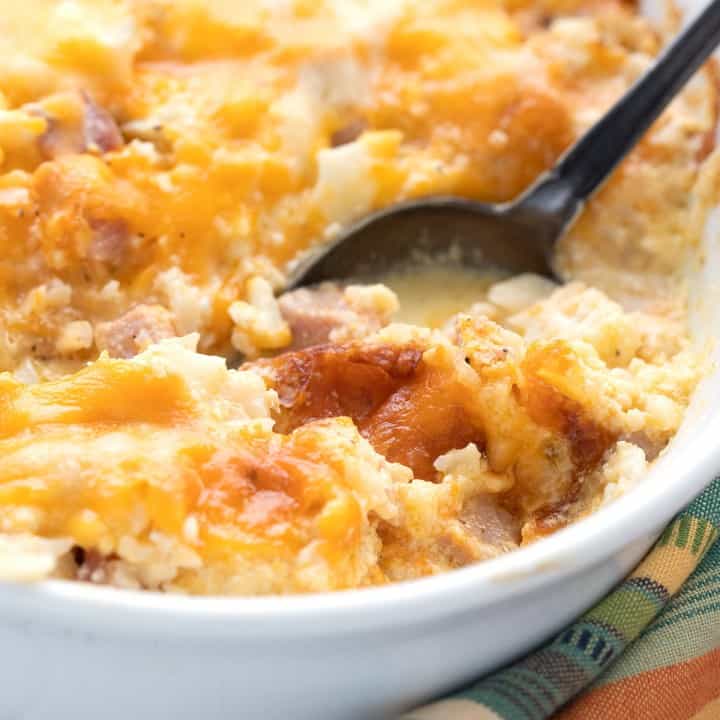 Keto Ham and Cauliflower Casserole - All Day I Dream About Food