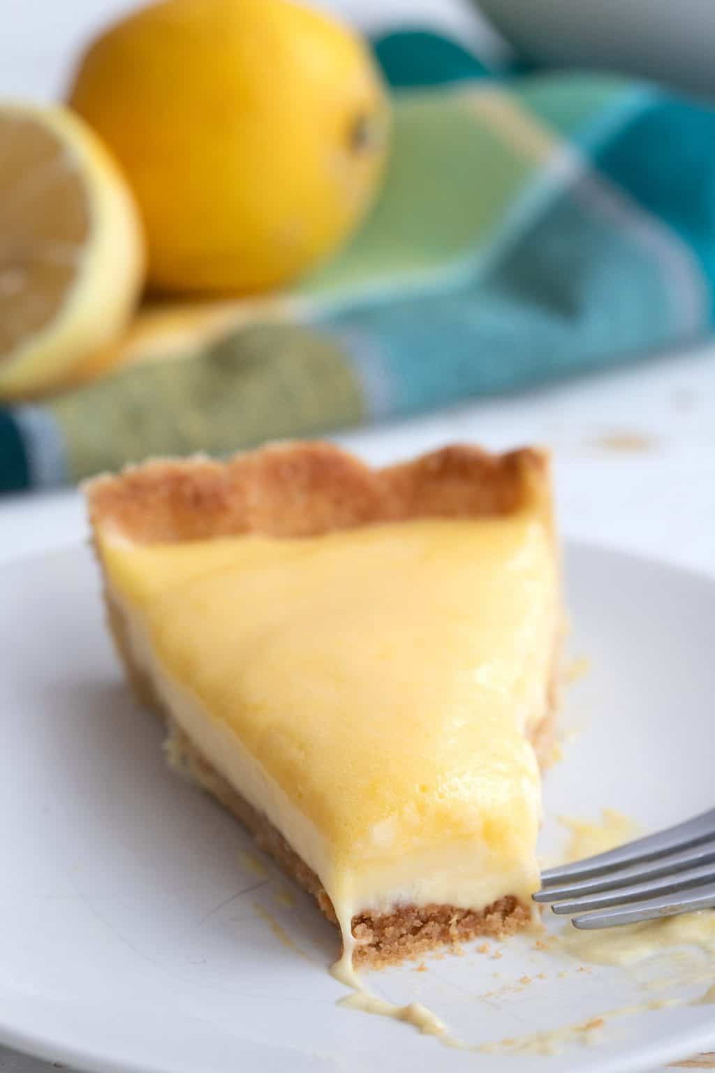 Keto Lemon Curd Tart - All Day I Dream About Food