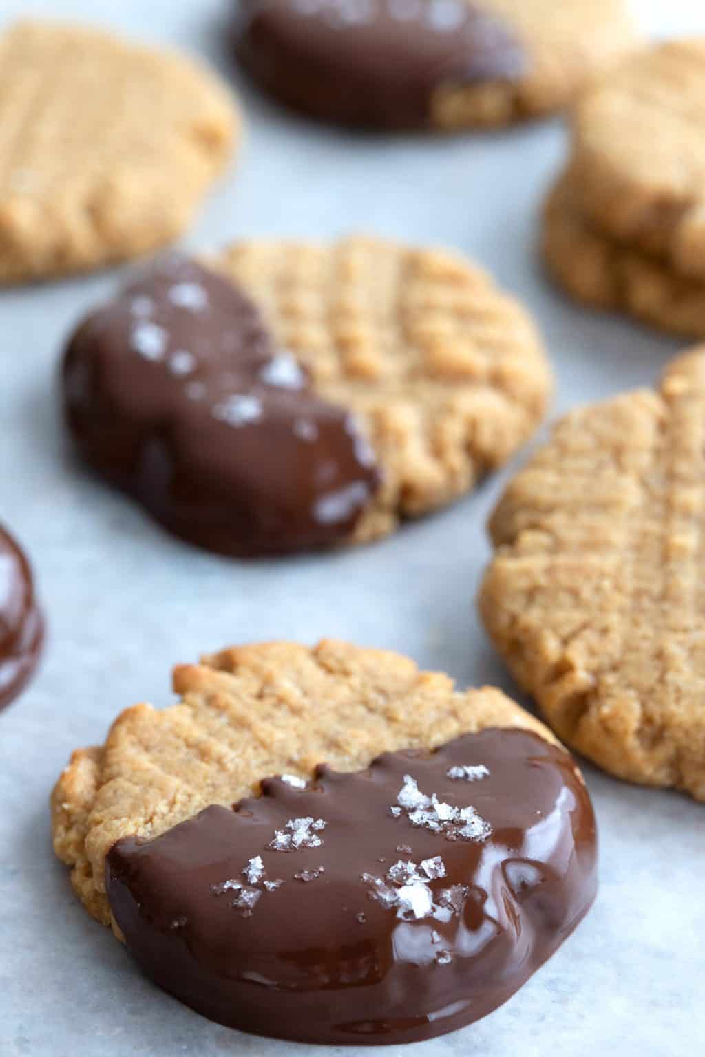 Keto Peanut Butter Cream Cheese Cookies - All Day I Dream About Food