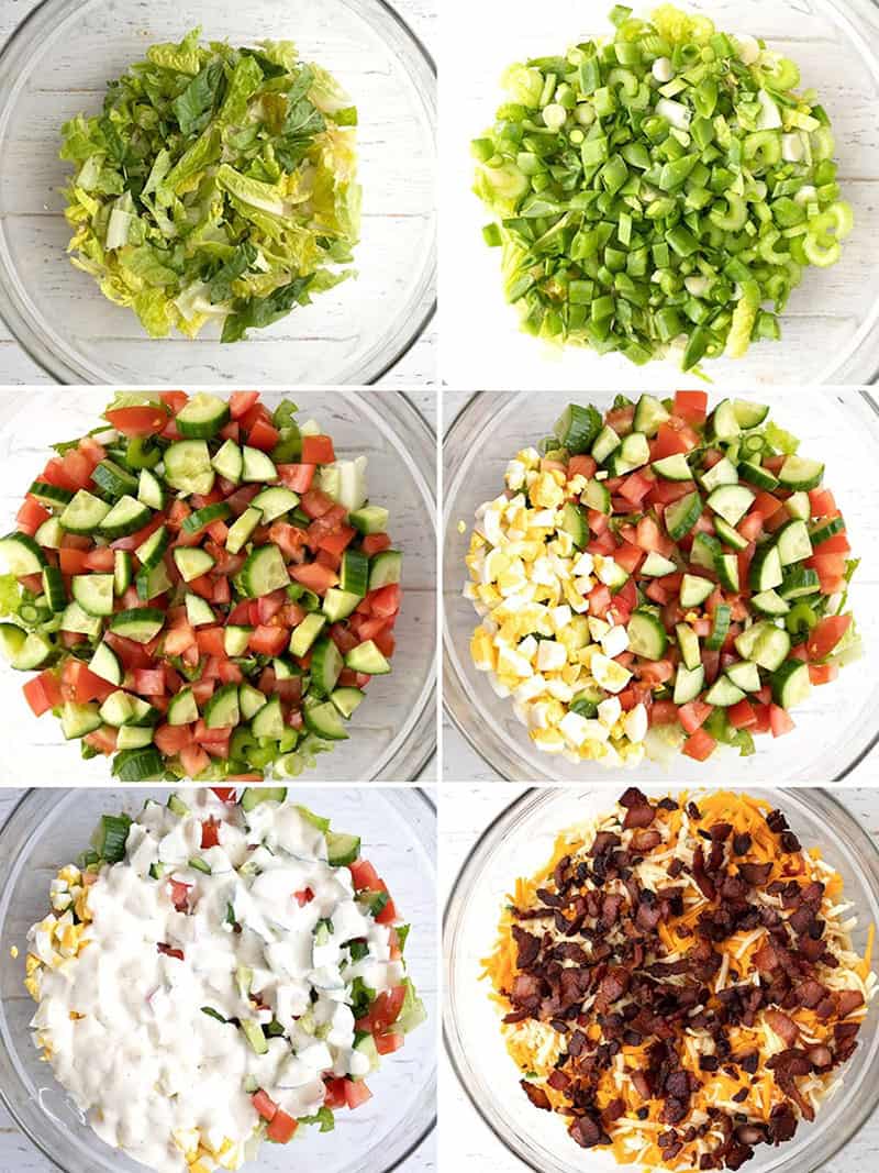 24/7 Low Carb Diner: Chopped Salad in a Cup