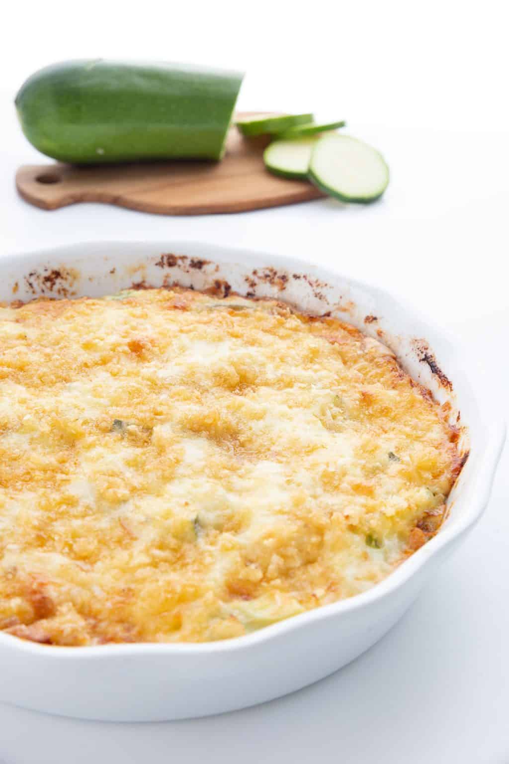 Cheesy Zucchini Casserole - Keto Recipe - All Day I Dream About Food