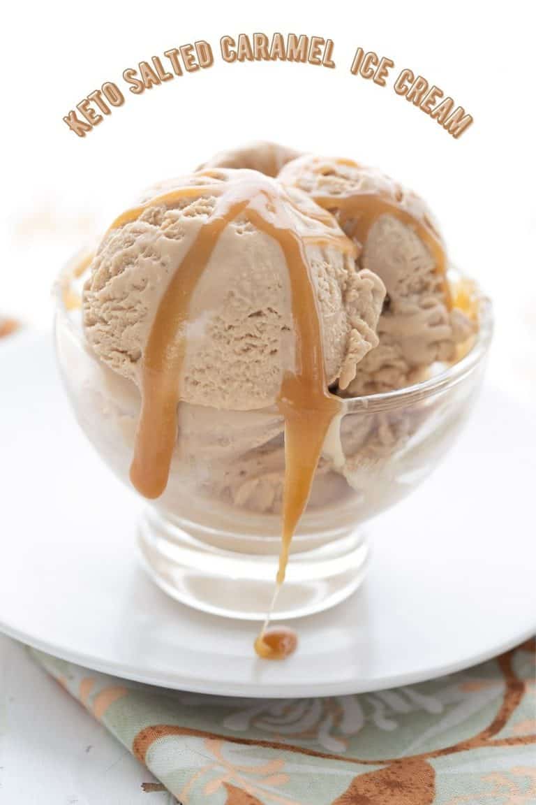 Titled image of a bowl of salted caramel ice cream.