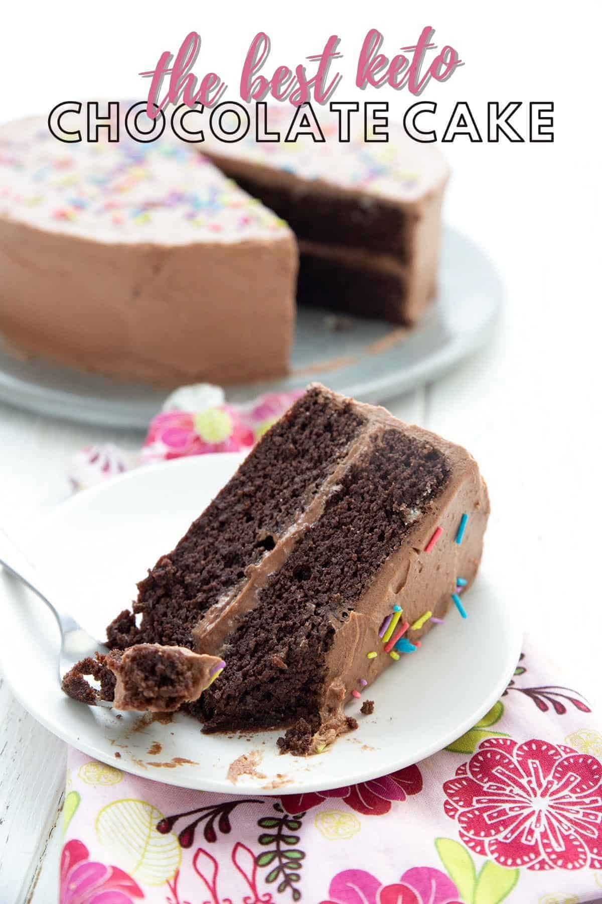 Keto Chocolate Mayonnaise Cake - All Day I Dream About Food