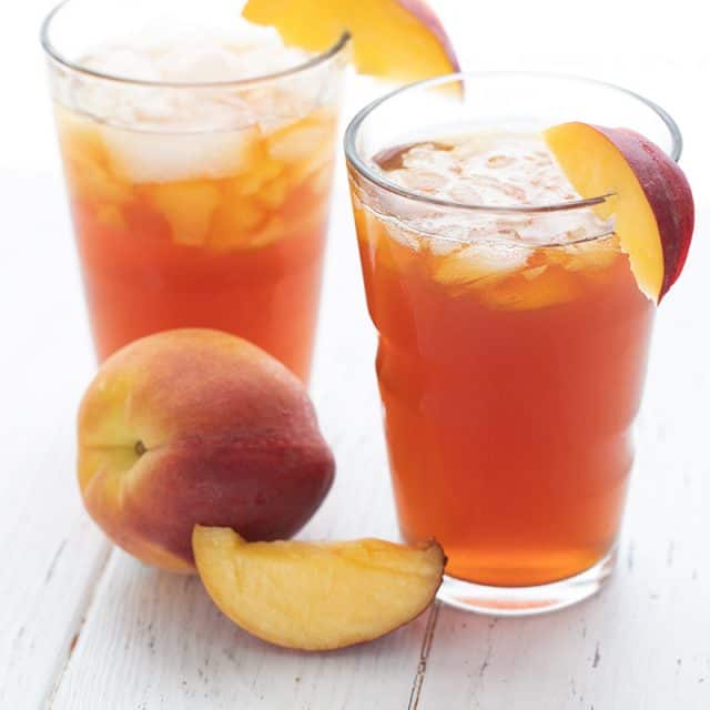 Keto Peach Sweet Tea - All Day I Dream About Food