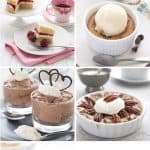 Pinterest collage for Keto Desserts for Two