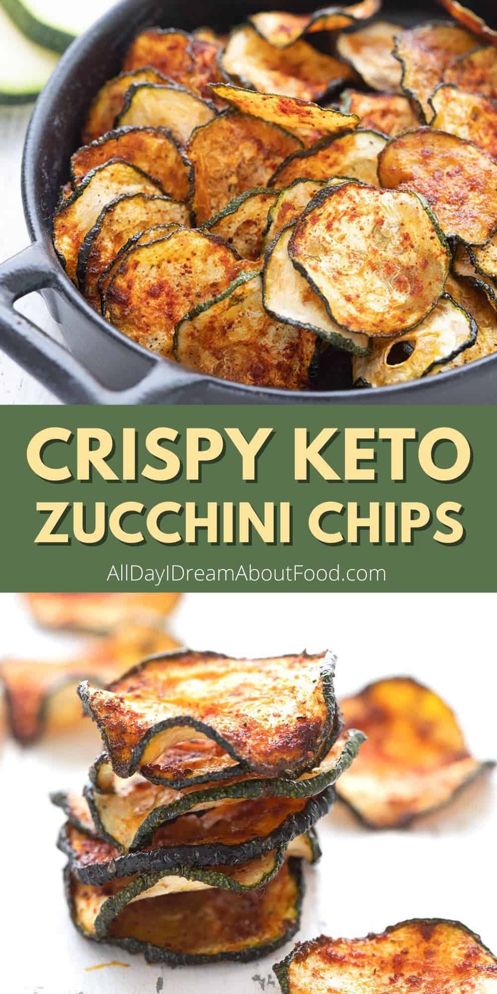 Easy Keto Zucchini Chips - All Day I Dream About Food