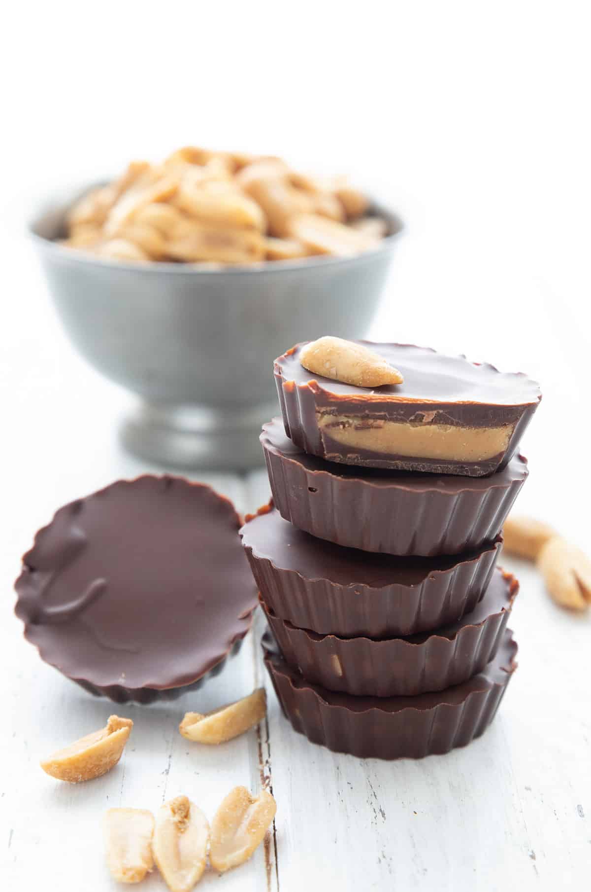 No Sugar Keto Cup Dark Chocolate Peanut Butter - 12 Cups - No