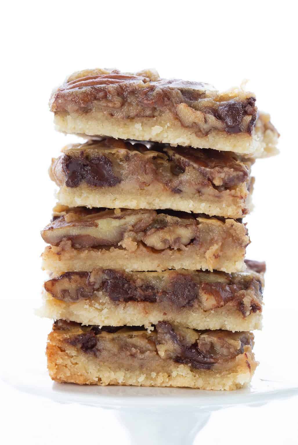 Keto Pecan Pie Bars - All Day I Dream About Food