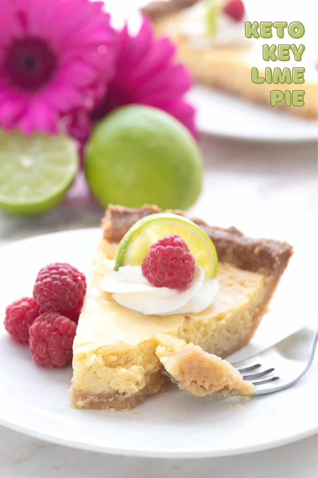 Classic Keto Key Lime Pie - All Day I Dream About Food