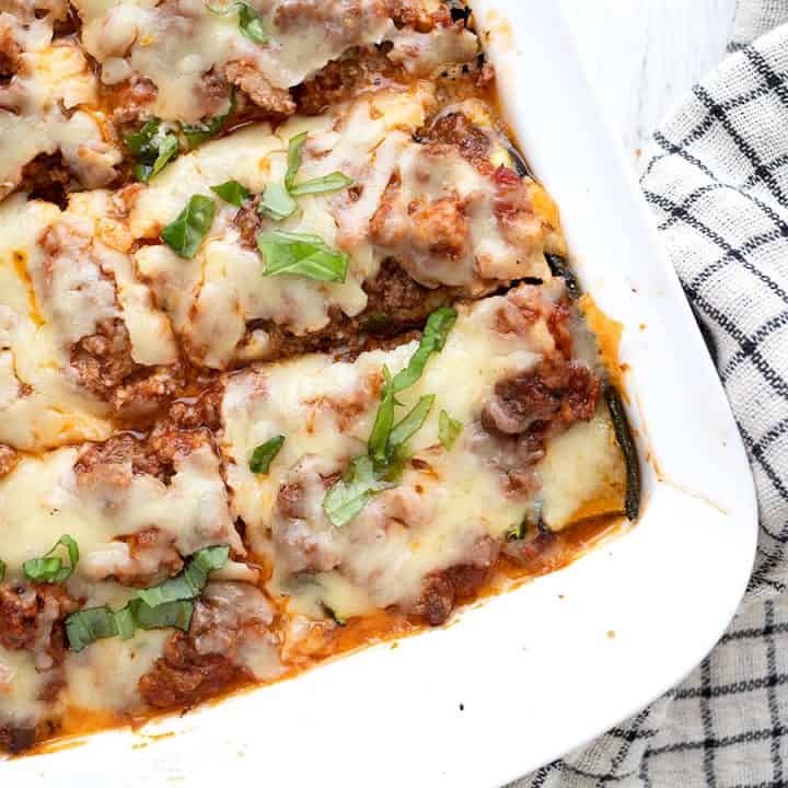 Keto Zucchini Lasagna - All Day I Dream About Food