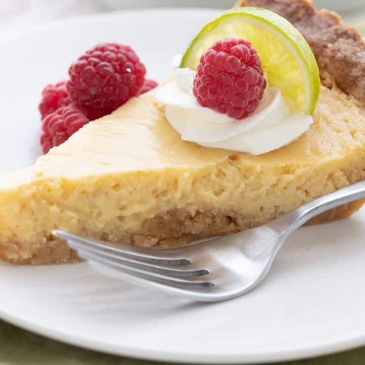 Classic Keto Key Lime Pie - All Day I Dream About Food