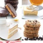 Pinterest collage for keto dessert recipes.