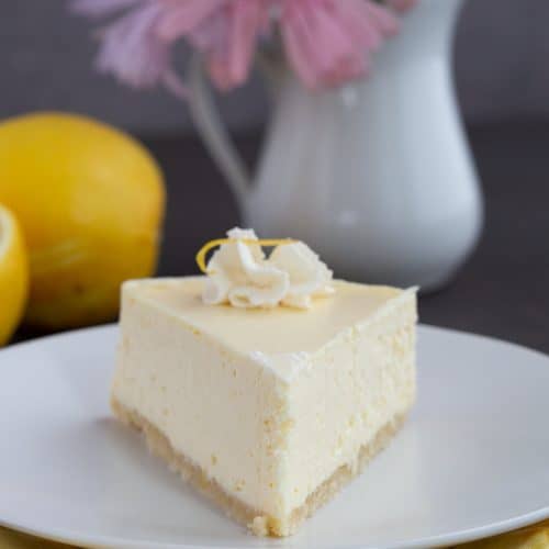 Keto Instant Pot Lemon Cheesecake - All Day I Dream About Food