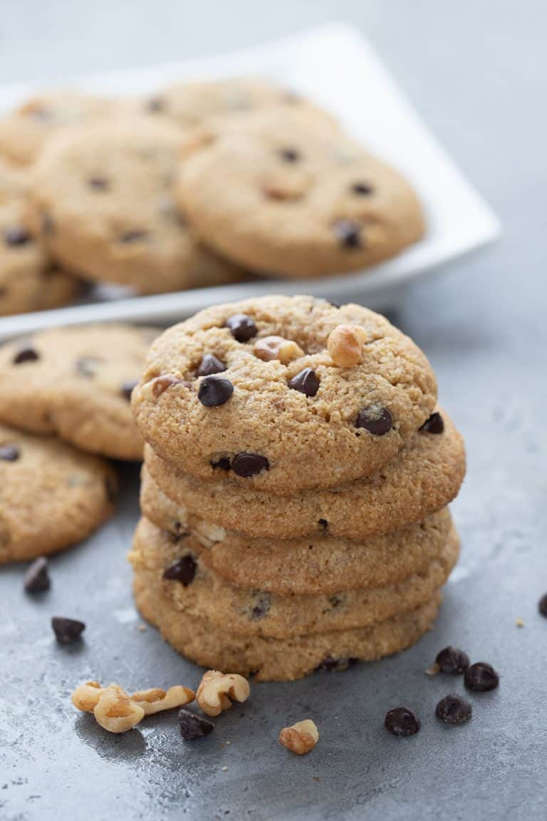 Thick &amp; Chewy Keto Chocolate Chip Cookies - All Day I Dream About Food