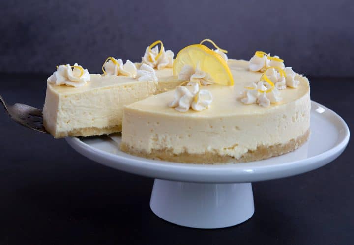 Keto Instant Pot Lemon Cheesecake - All Day I Dream About Food