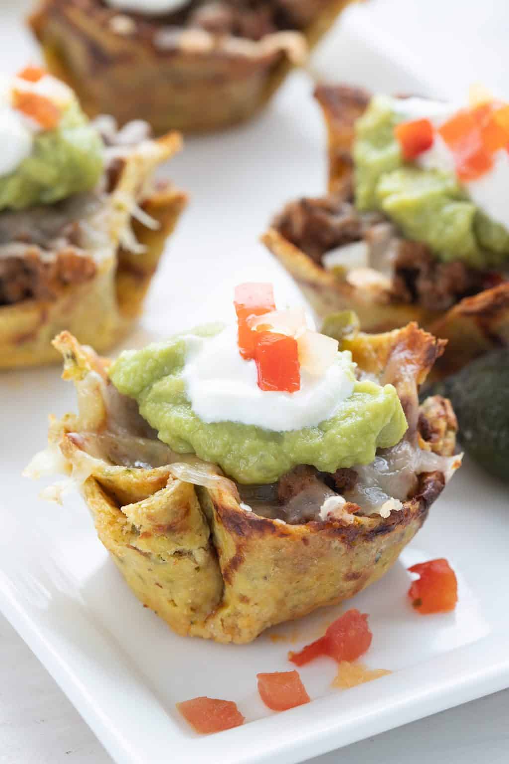 Keto Taco Cups - All Day I Dream About Food