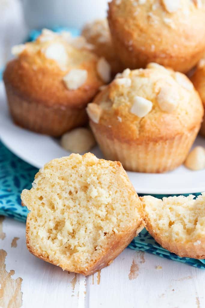 Keto Macadamia Nut Muffins - All Day I Dream About Food