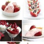 Pinterest collage for Keto Strawberry Recipes
