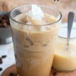 Titled Pinterest image for Keto Iced Coffee.