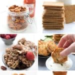 Pinterest collage for keto snack ideas.