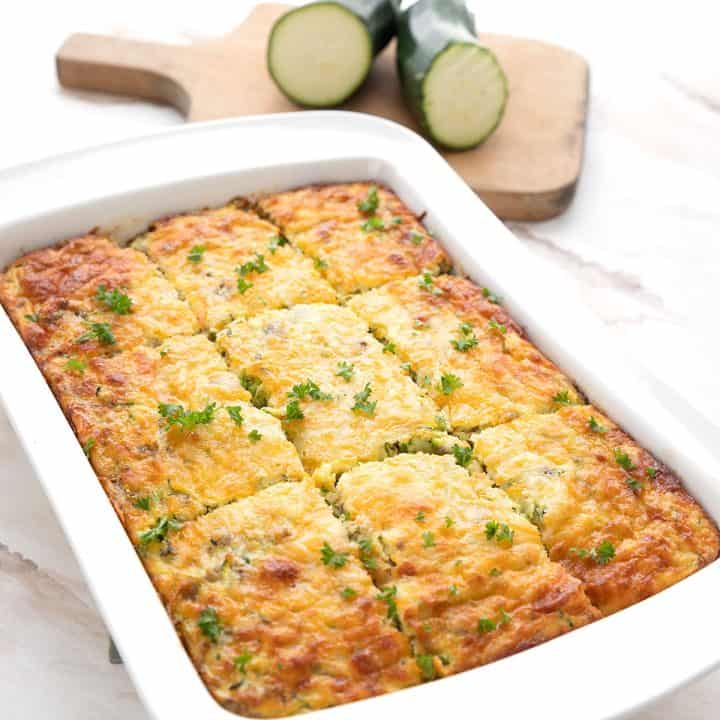 Keto Zucchini Breakfast Casserole - All Day I Dream About Food