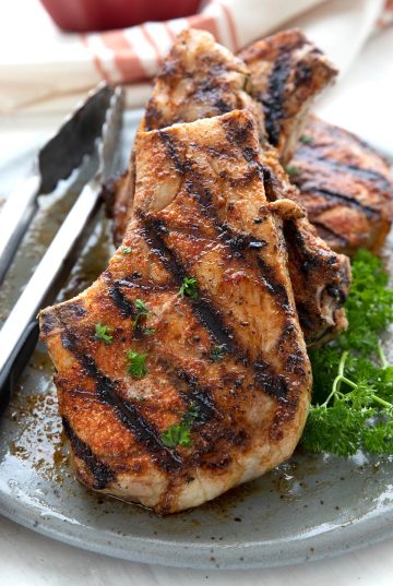 Juicy Grilled Pork Chops - All Day I Dream About Food