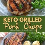 Pinterest collage for Grilled Pork Chops